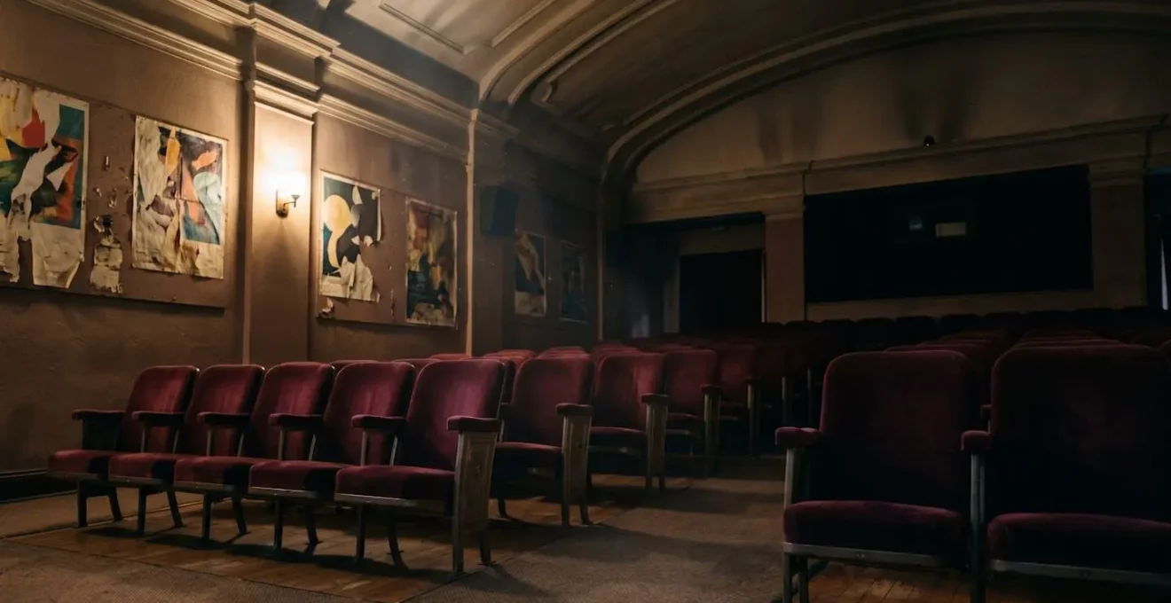 A contemplative cinematic scene representing the journey of film discovery beyond mainstream entertainment