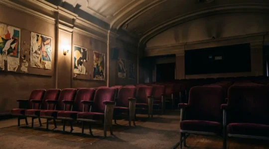 A contemplative cinematic scene representing the journey of film discovery beyond mainstream entertainment